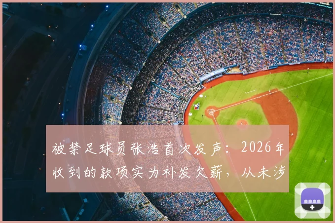 被禁足球员张浩首次发声：2026年收到的款项实为补发欠薪，从未涉及任何不当交易